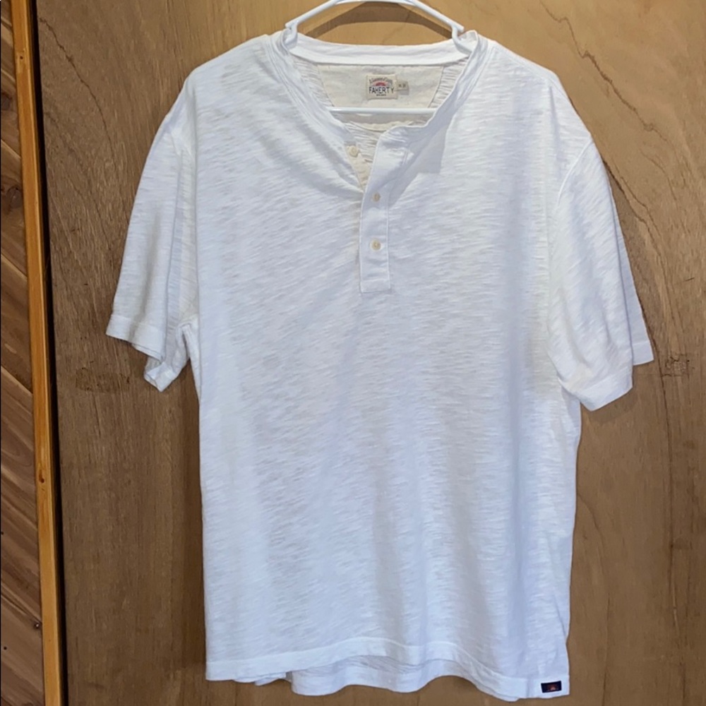 Faherty Heather Henley T-shirt